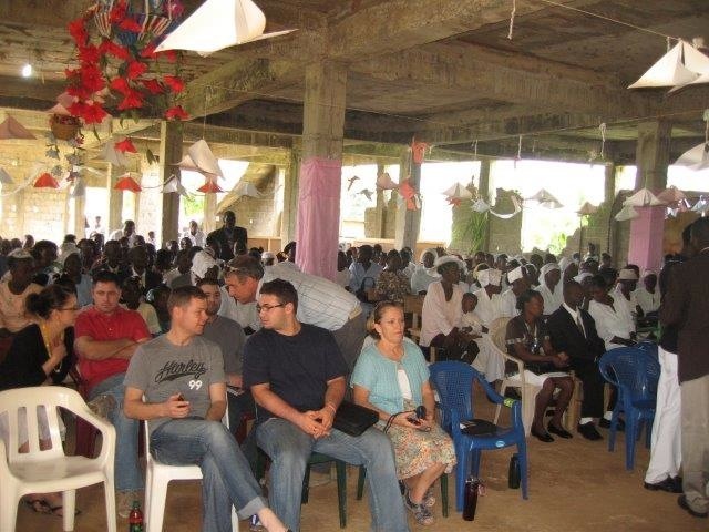 Church service at Pilote