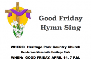 Good Friday Hymn Sing