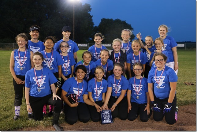 12&U Girls Softball Won League Championship - HeartlandBeat