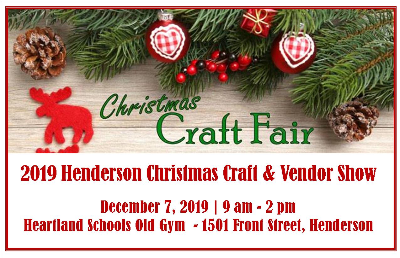 Christmas Craft and Vendor Show Dec. 7 - HeartlandBeat