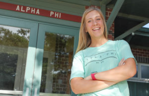 UNK Senior Leslie Braun Receives Prestigious Alpha Phi Scholarship
