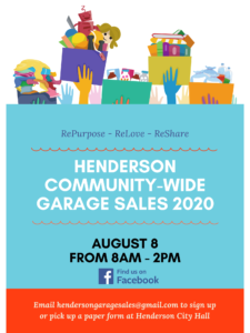 Register for the Henderson Garage Sales - HeartlandBeat