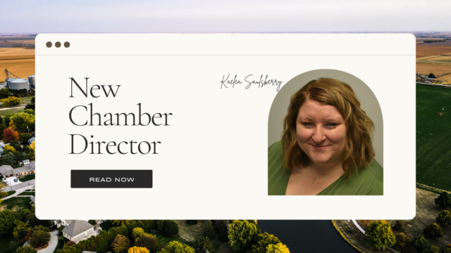 New Chamber Direct with photo of Kaelea Saulsberry that says Read Now