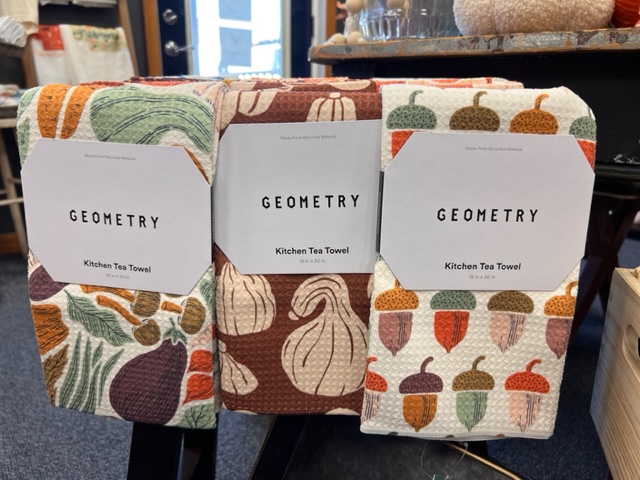 All NEW Geometry towels just in time for Autumn! 🍂