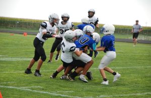 UPDATED WITH STATS: H&H Bearcat Jr. High Football Team Shuts Out Gibbon 24-0